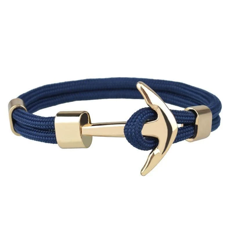 Expertly Made Torino Pulsera Ancla Oro Long-Lasting