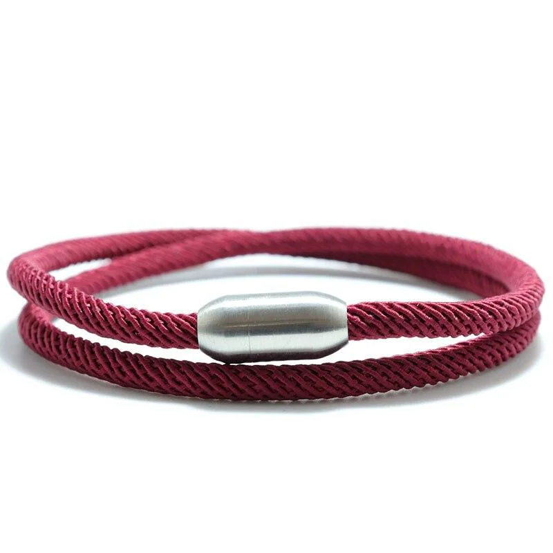 Eco-Friendly Pietro Minimalista Milan Pulsera de cuerda Superior
