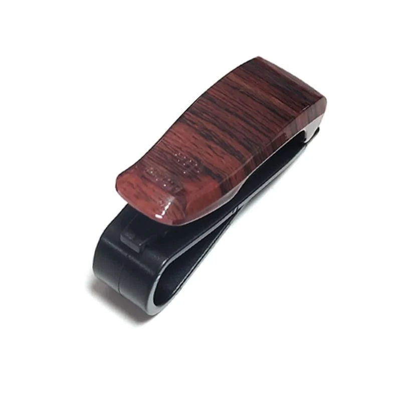 Consistent Pinza para gafas de sol de madera para coche Practical