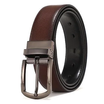 High-Quality Giorgio Cinturón de piel reversible High-Performance