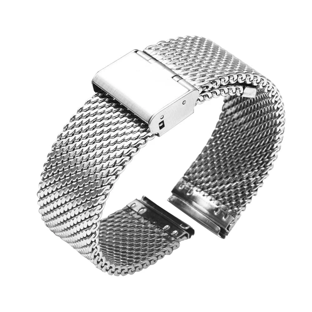 Reusable Claudio Correa de reloj de malla milanesa de acero inoxidable Long-Lasting