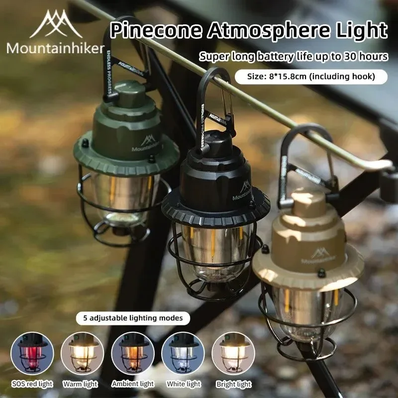 Artisan Rechargeable Vintage Lantern Retro LED Camping Light for Outdoor Emergency Power Outages Dependable