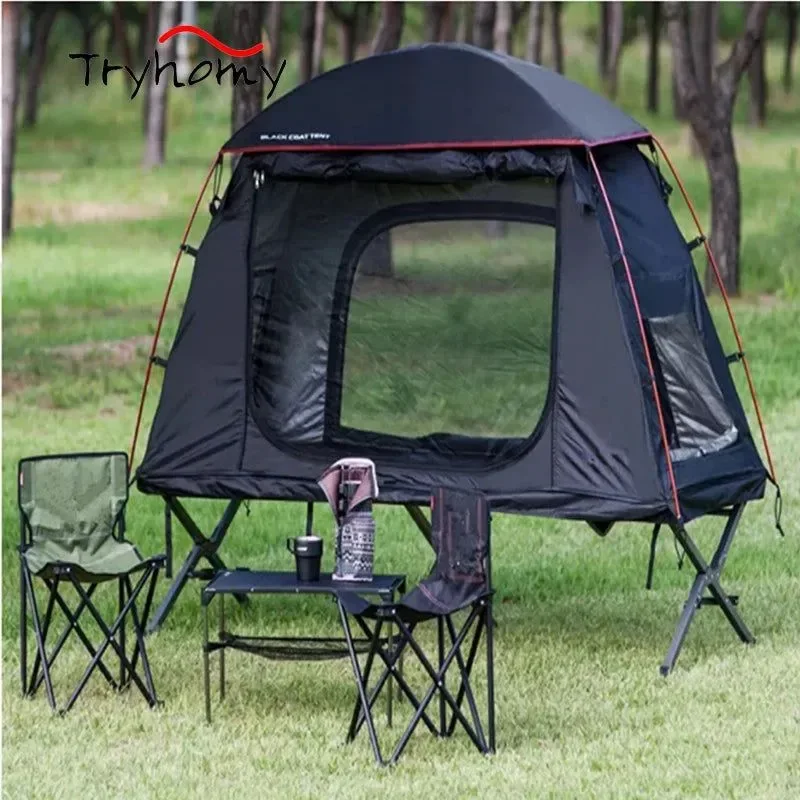 Selected Tienda de campaña ultraligera para una sola persona elevada sobre el suelo Premium Material