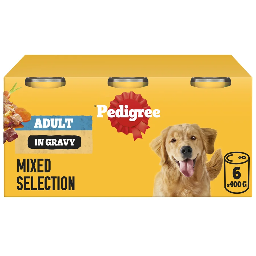 Consistent Pedigree Adult Wet Dog Food Country Casseroles In Gravy 6x400g Prestigious