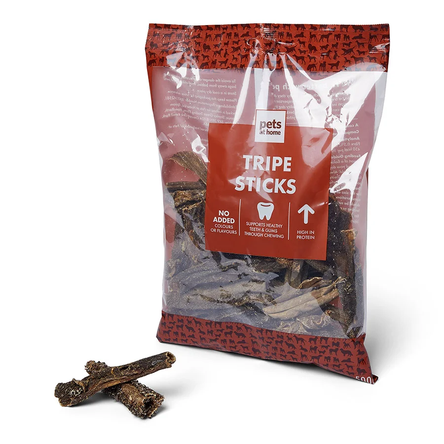 Excellent Pets at Home Beef Tripe Sticks 500g Sustainable
