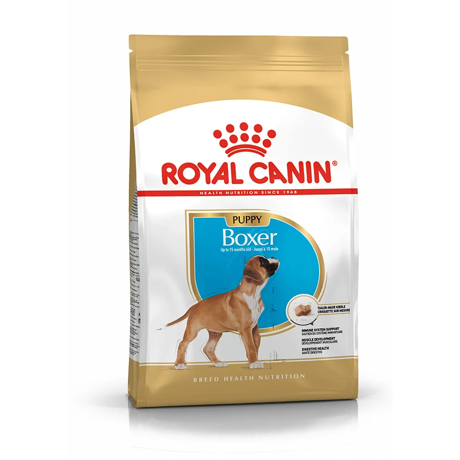 Clean Royal Canin Boxer Puppy Dry Dog Food 12kg Next-Generation