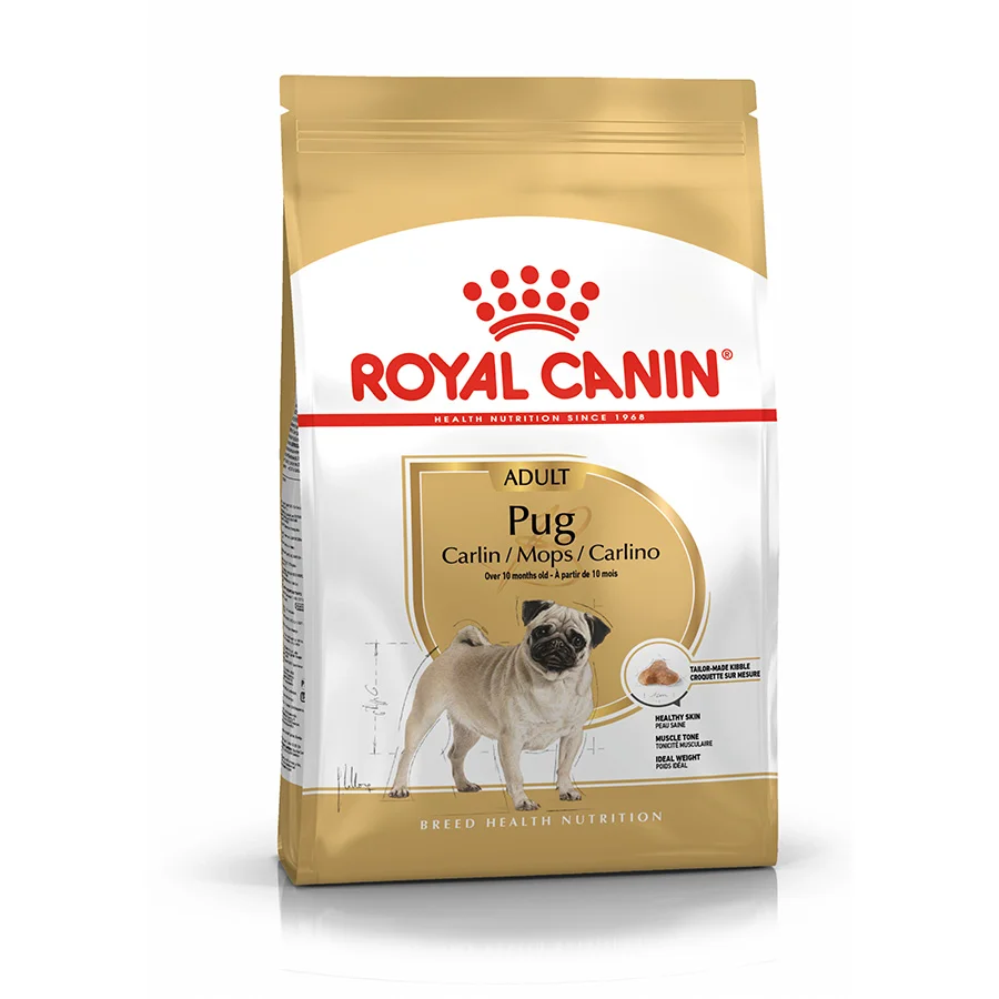 Casual Royal Canin Pug Adult Dry Dog Food 1.5kg Smart