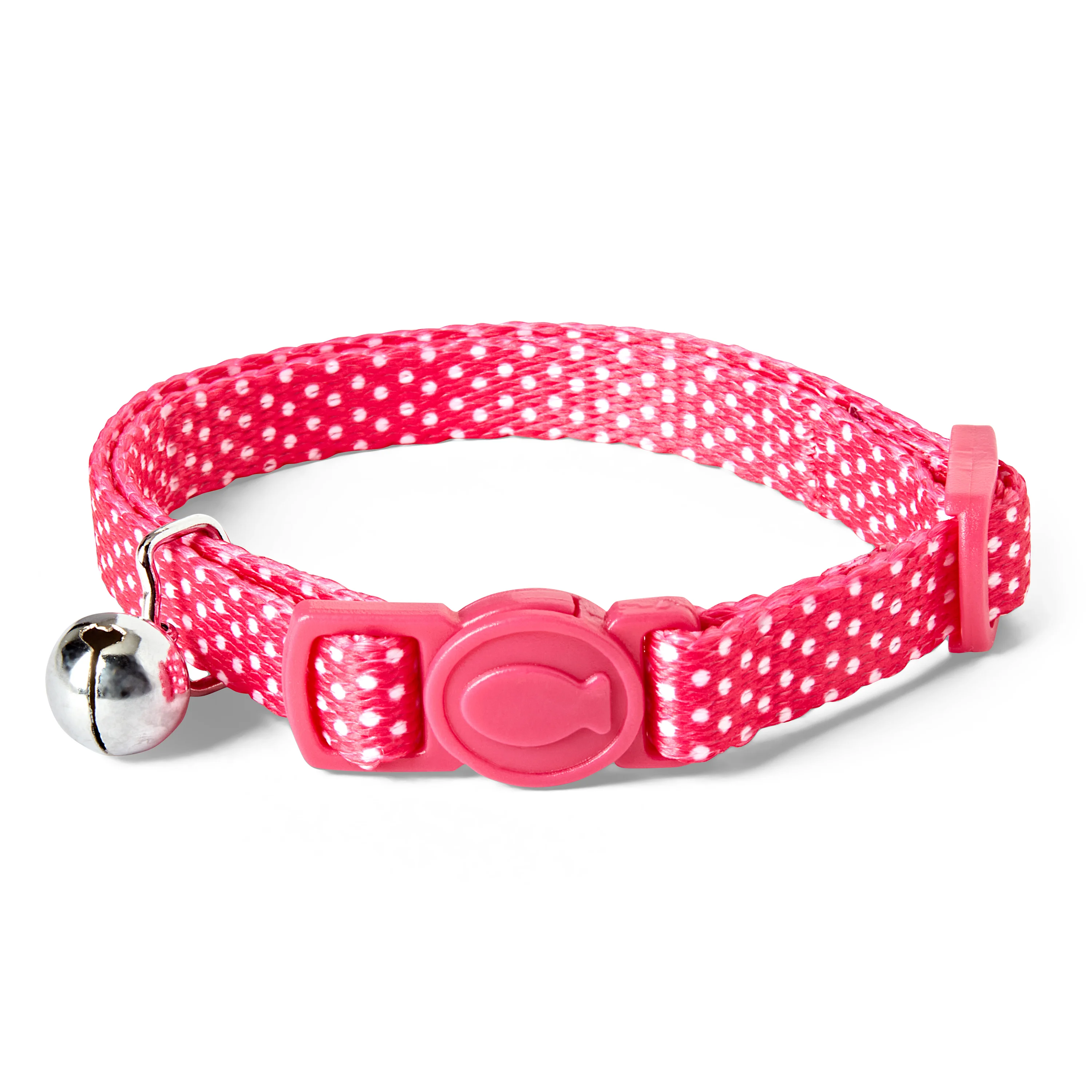 Enhanced Pets at Home Kitten Polka Dot Collar Pink Environmentally Friendly