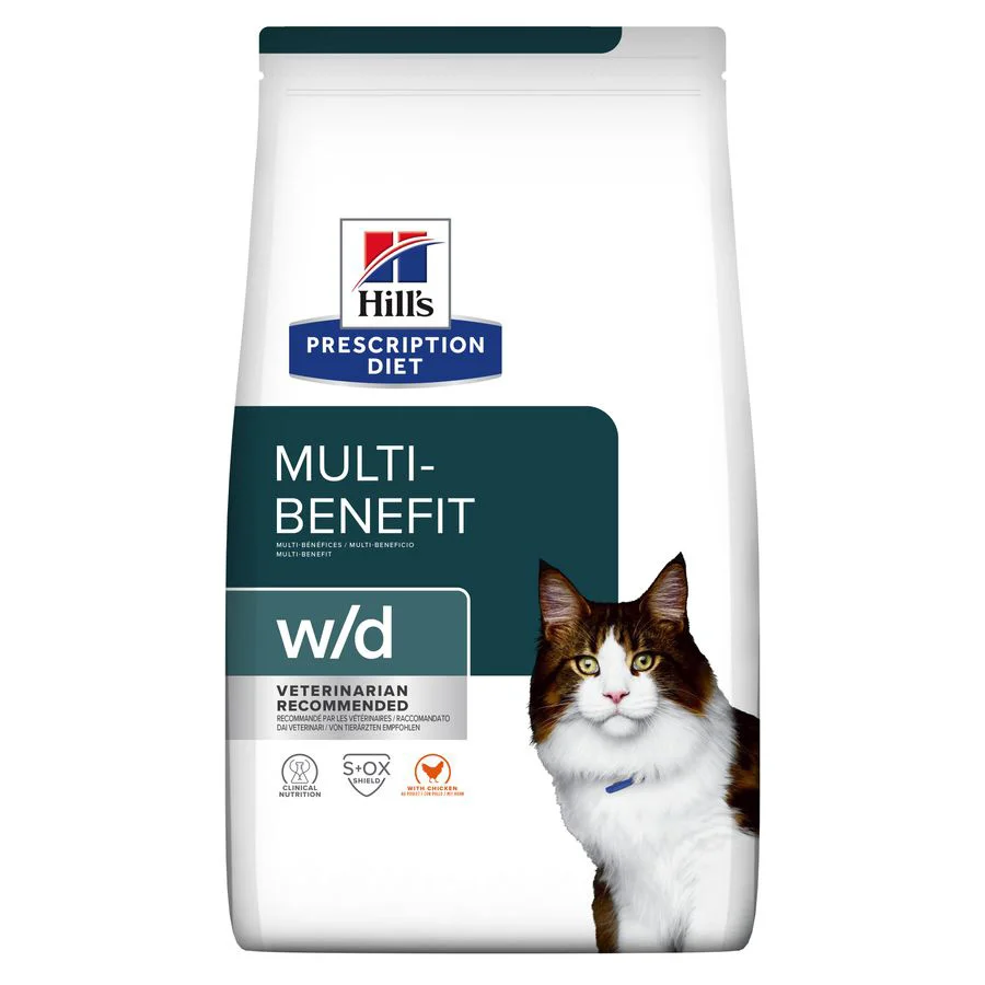 Minimalist Hill x27 s Prescription Diet Weight Management Adult Dry Cat Food Chicken 1.5kg Comfortable