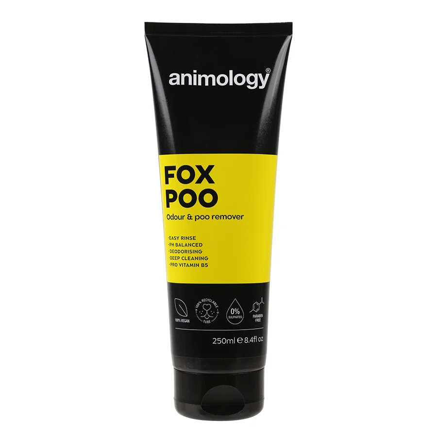 Certified Animology Fox Poo Dog Shampoo 250ml Long-Lasting