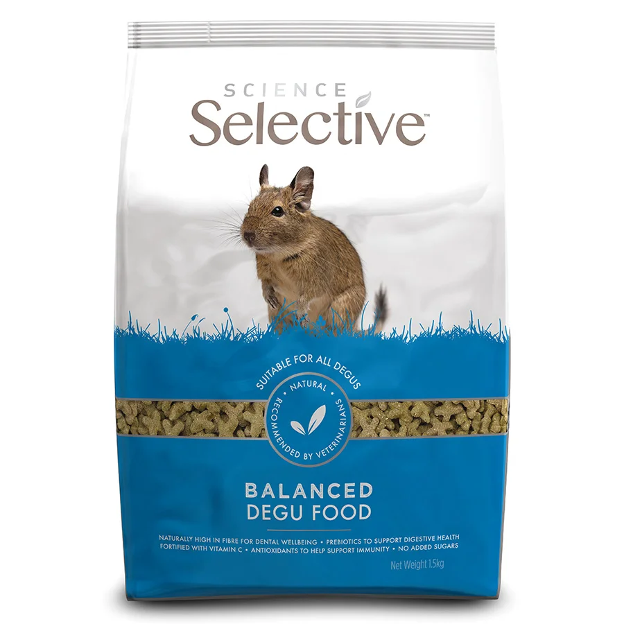 Soft Selective Balanced Degu Food 1.5kg Recyclable