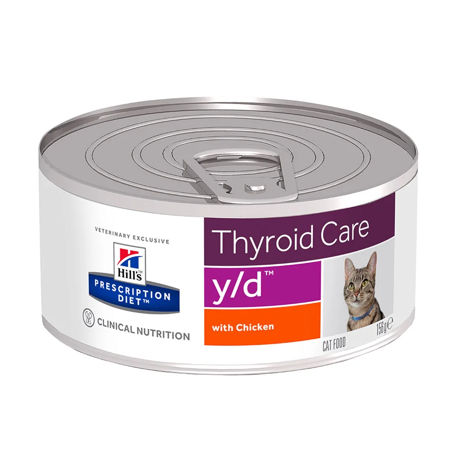 Carefully Designed Hill x27 s Prescription Diet Thyroid Care Wet Adult Cat Food Chicken 24x156g High-Performance