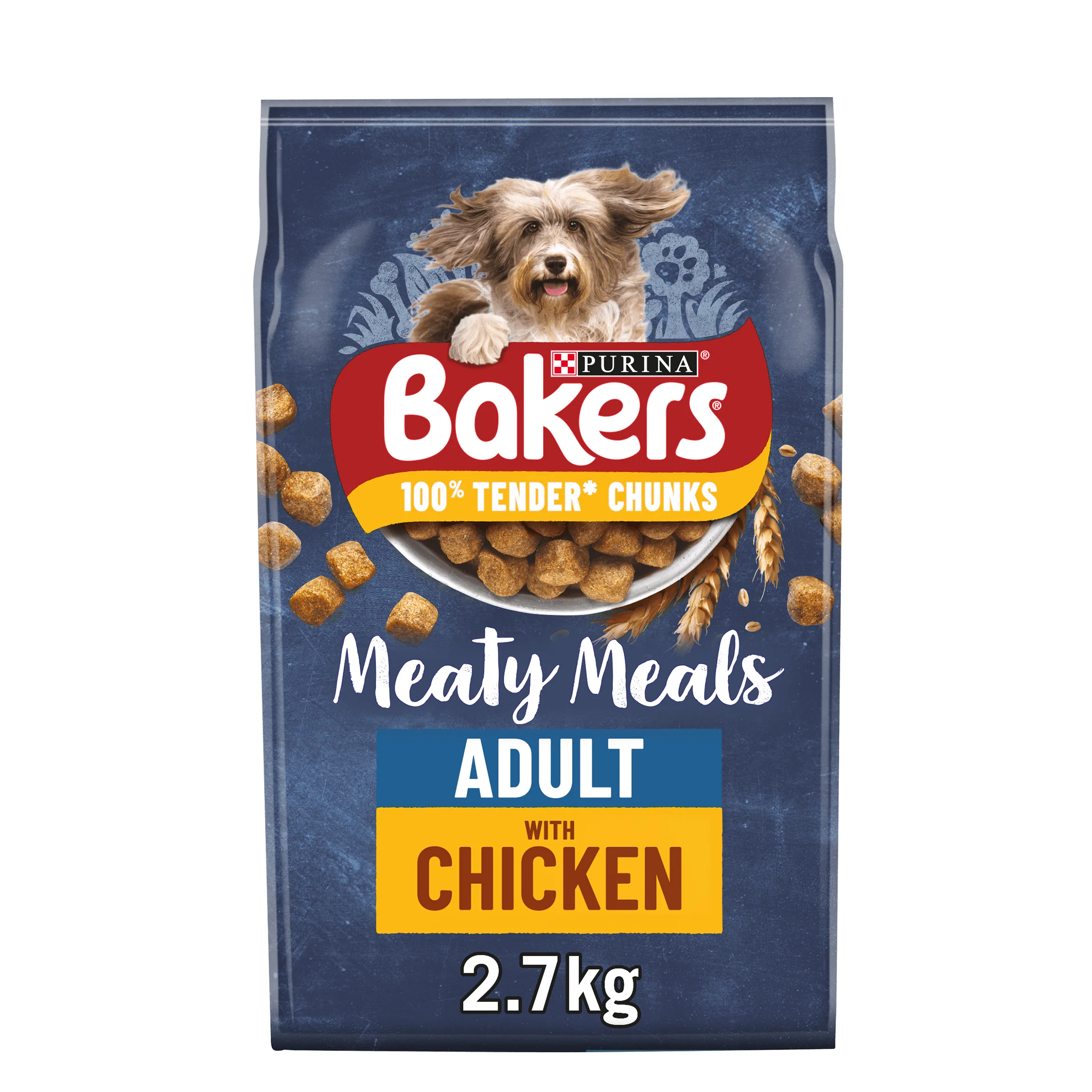 Superior Bakers Meaty Meals Adult Dry Dog Food Chicken 2.7kg Detailed