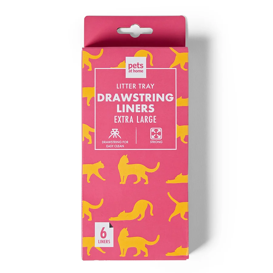 High-Quality Pets at Home Cat Litter Liner Drawstring X Large 6 Pack Flexible