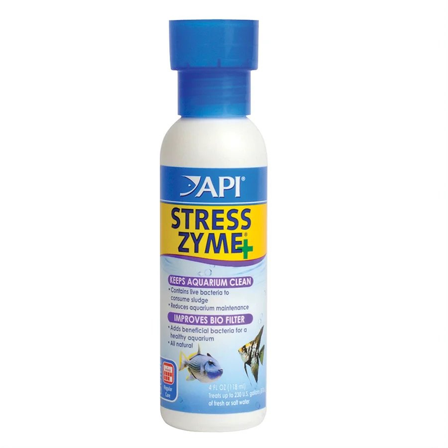 Long-Lasting API Stress Zyme Aquarium Water Cleaning Solution 118ml Innovative