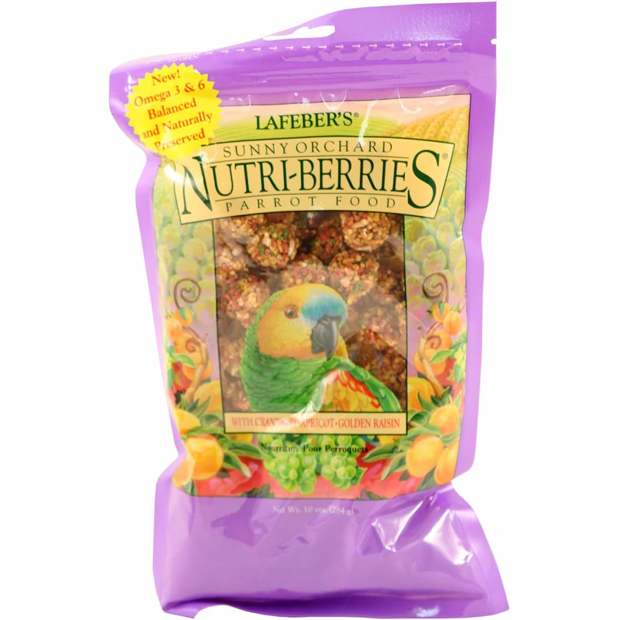 Relaxed Lafeber Nutri-Berries Sunny Orchard Parrot Food 284g Secure