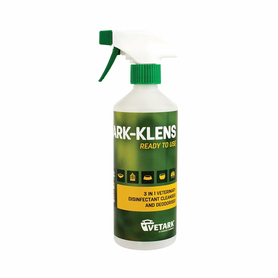 Contemporary Vetark Ark-Klens 3-in-1 Cleanser Deodoriser Disinfectant for Animal Housing 500ml World-Class
