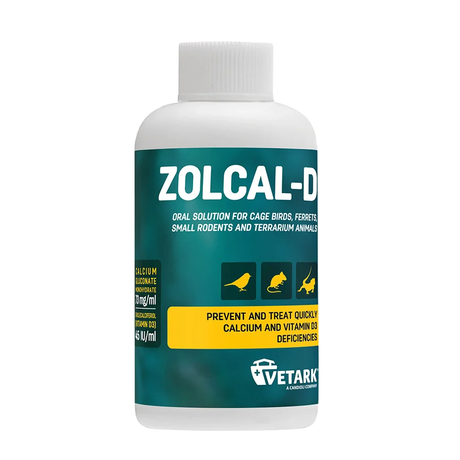 Trusted Vetark New Formula Zolcal D Vitamin D3 Oral Solution Smooth