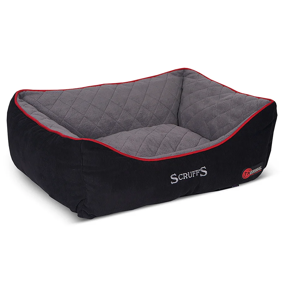 Fast Scruffs Thermal Box Dog Bed Black X Large Quality