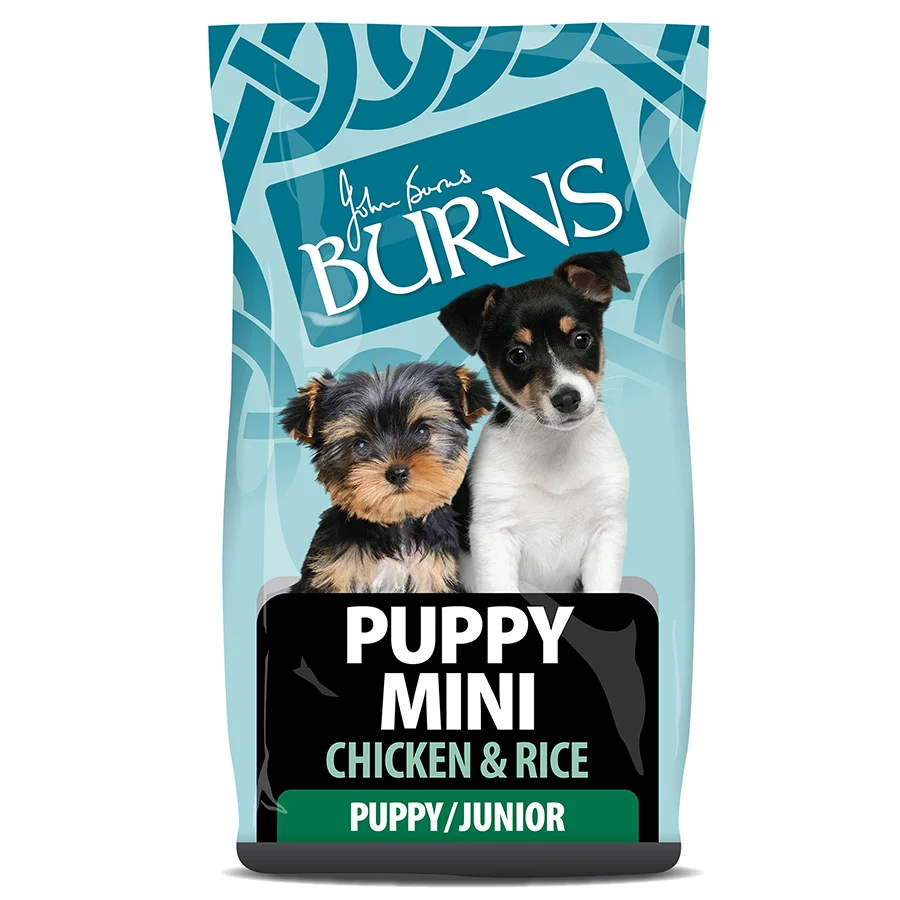 Eco-Friendly Burns Puppy Dry Dog Food Mini Chicken Rice 2kg Prestigious