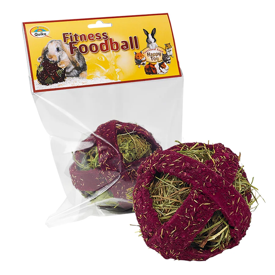 Versatile Quiko Small Animal Fitness Foodball Beetroot 100g Consistent