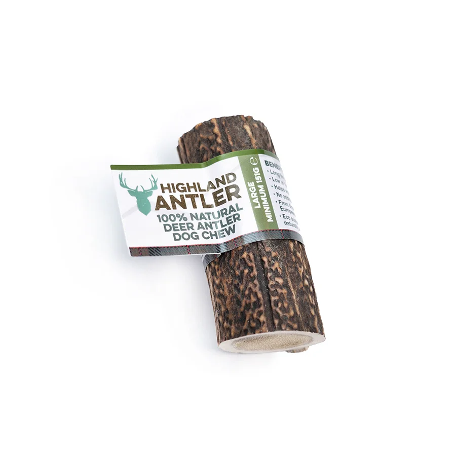 Secure Highland Antler Dog Chew Organic