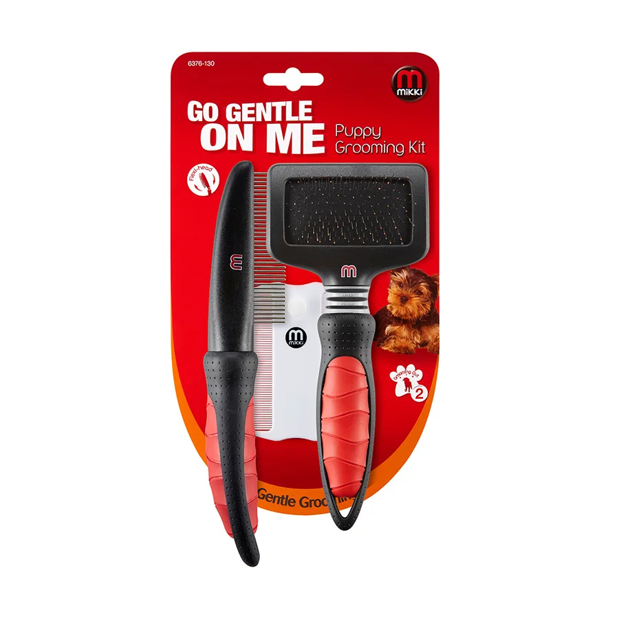 Fine Mikki Classic Puppy Grooming Kit Practical
