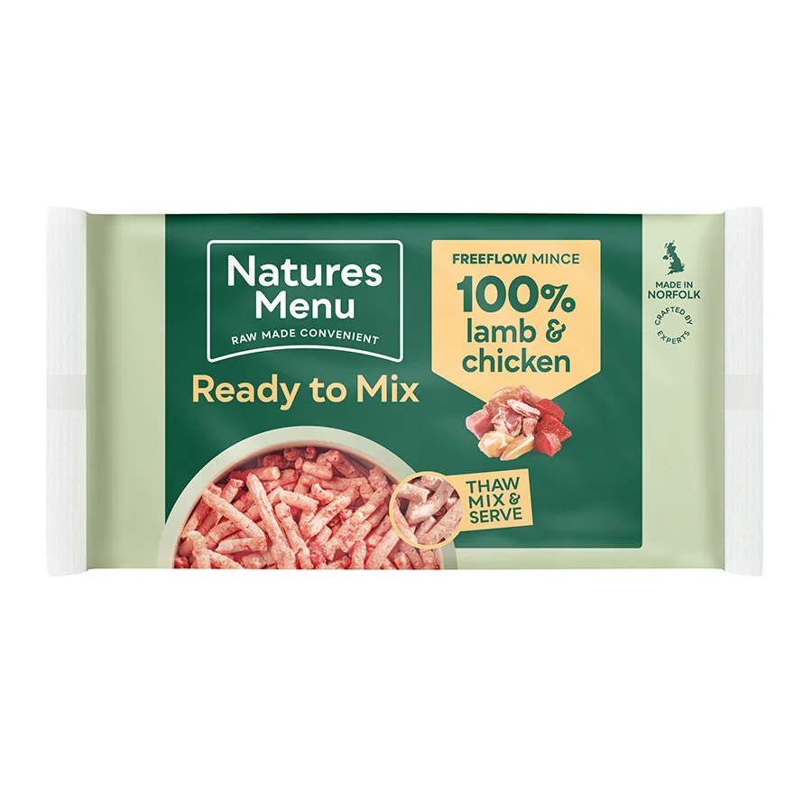 Flexible Natures Menu Frozen Flow Lamb Chicken Mince Dog Food 2kg Original Design