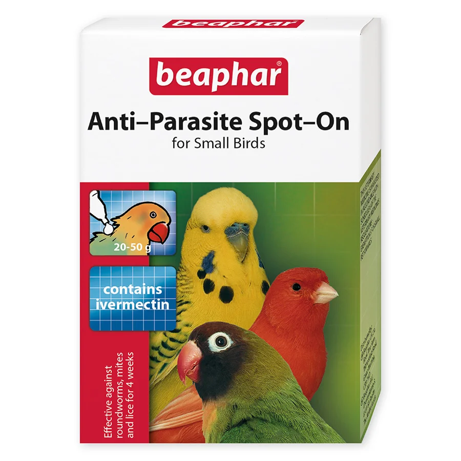 High-Grade Beaphar Anti-Parasite Spot-On Small Birds 2 Pack Traditional