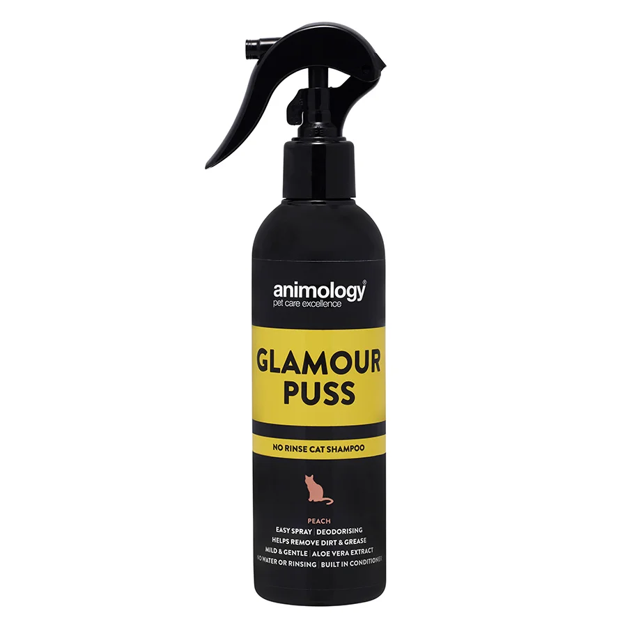 Classic Animology Glamour Puss No Rinse Shampoo Spray 250ml Proven