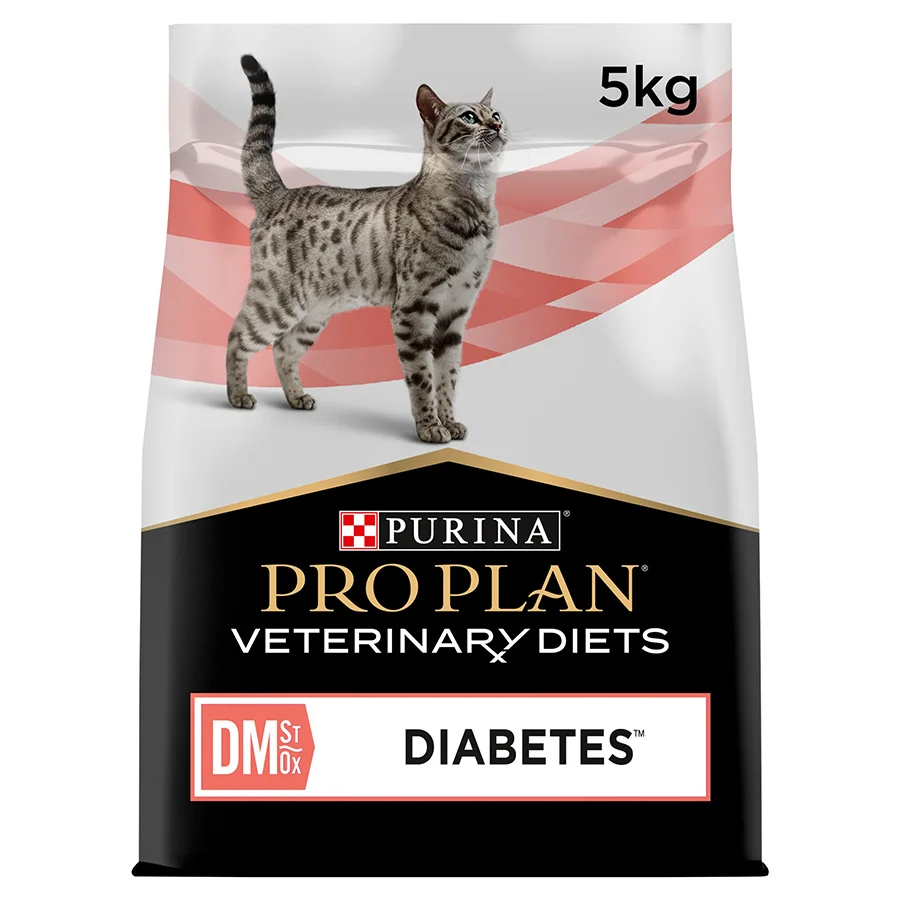 Carefully Designed Pro Plan Vet Diet DM Diabetes Management Dry Cat Food 5kg Efficient
