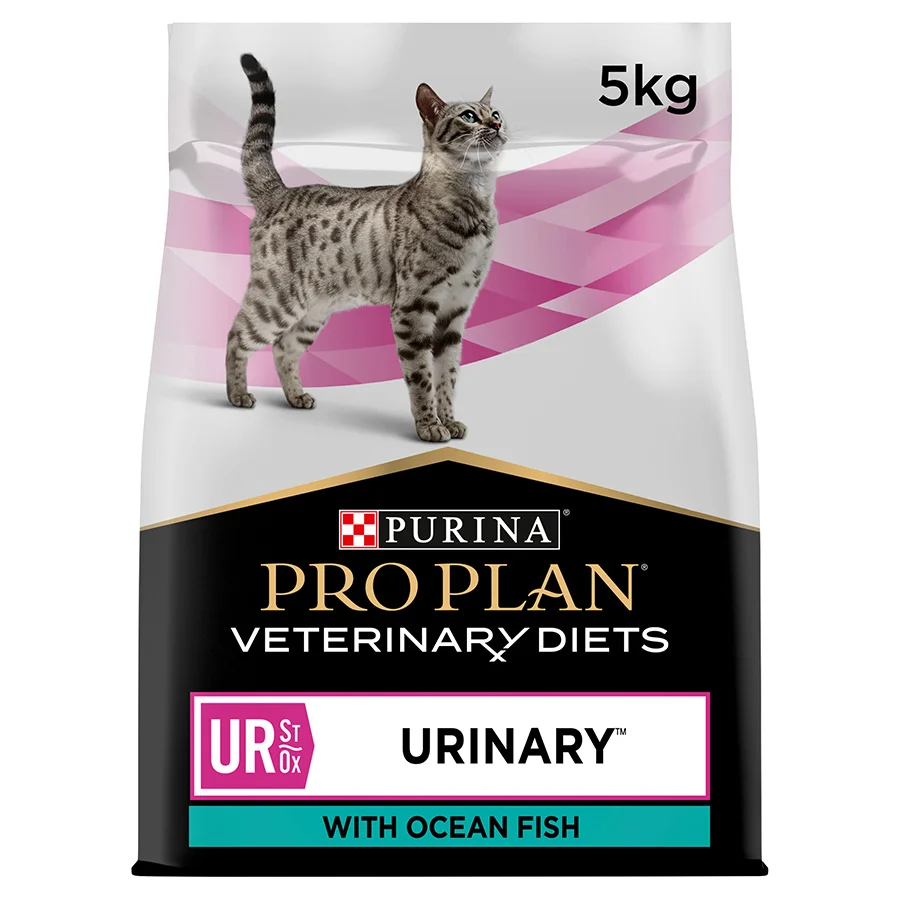Excellent Pro Plan Vet Diet UR Urinary Dry Cat Food Ocean Fish 5kg Consistent
