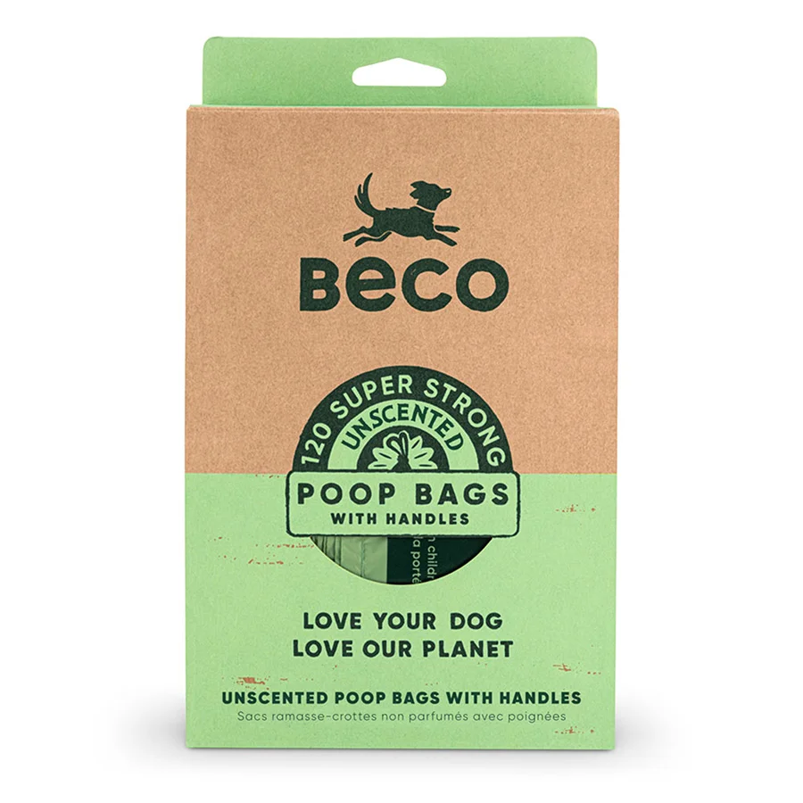 Excellent Beco Dog Poop Bags With Handles 120 Pack Fine Crafted