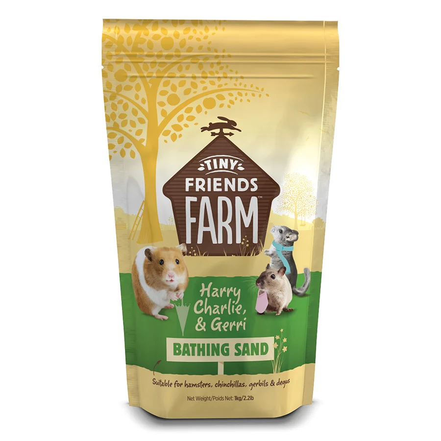 Powerful Tiny Friends Farm Small Animal Bathing Sand 1kg Unique