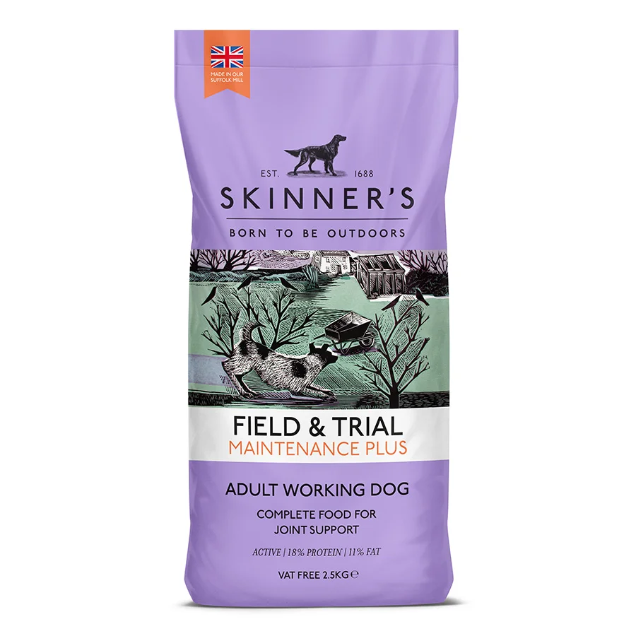 Elite Skinner x27 s Field Trial Maintenance Plus Adult Dry Working Dog Food Poultry 2.5kg Classic