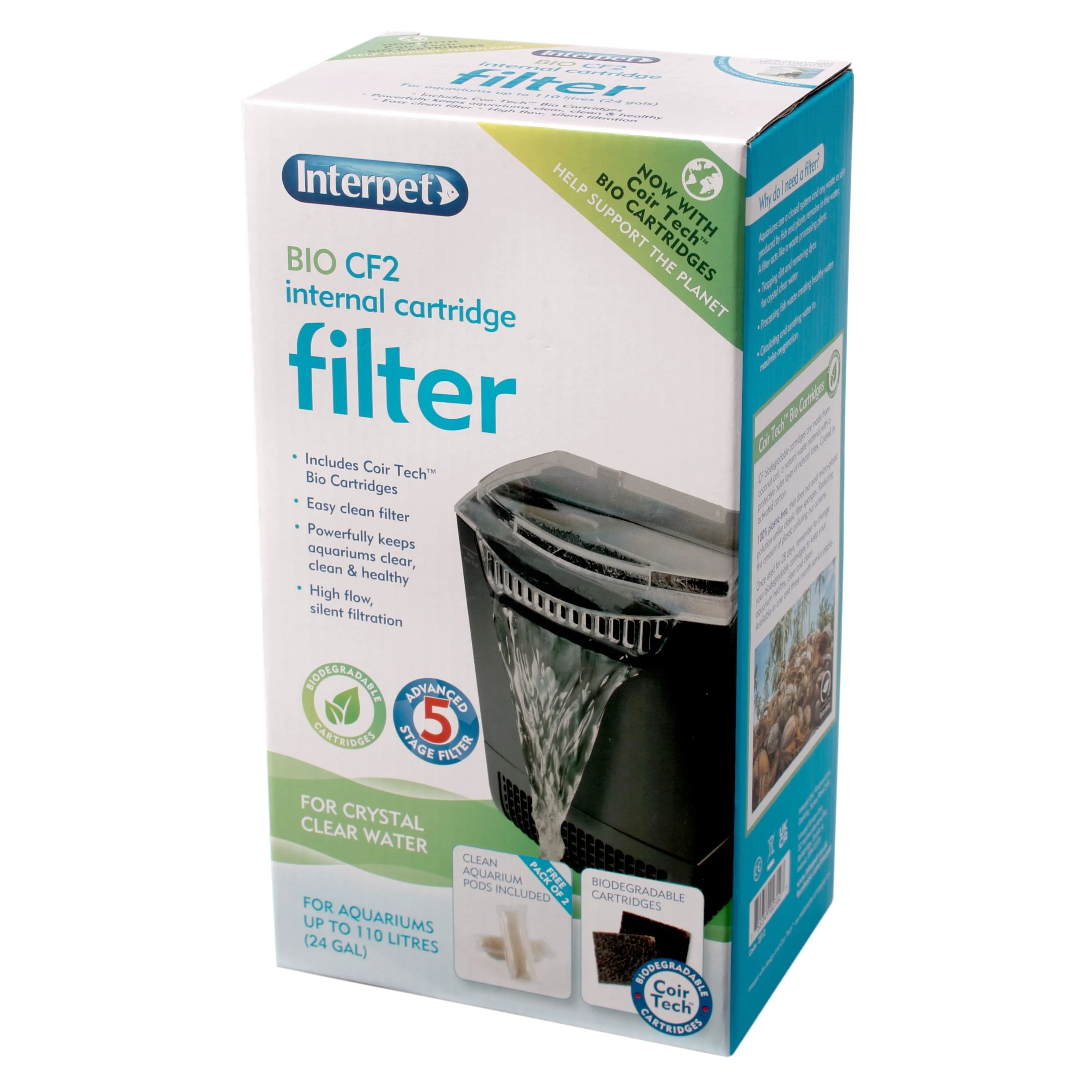 Unique Interpet Bio-CF2 Internal Cartridge Filter Flexible
