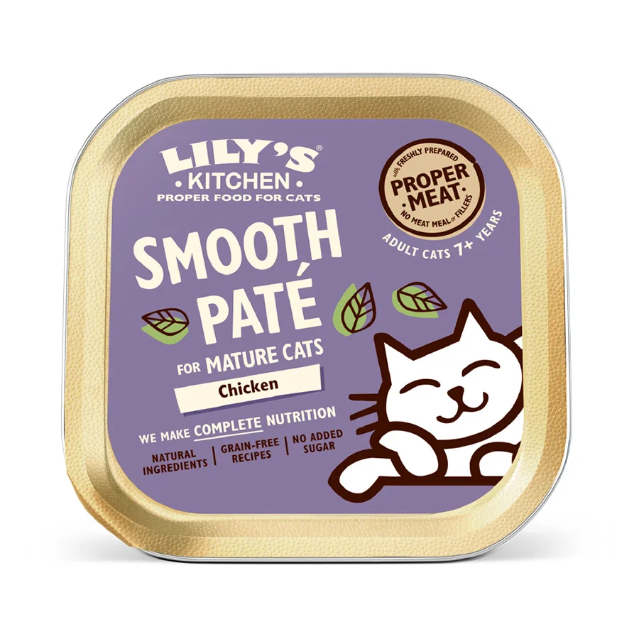 Exceptional Lily x27 s Kitchen Mature Cat Wet Food Chicken Pate 85g Carefully Designed