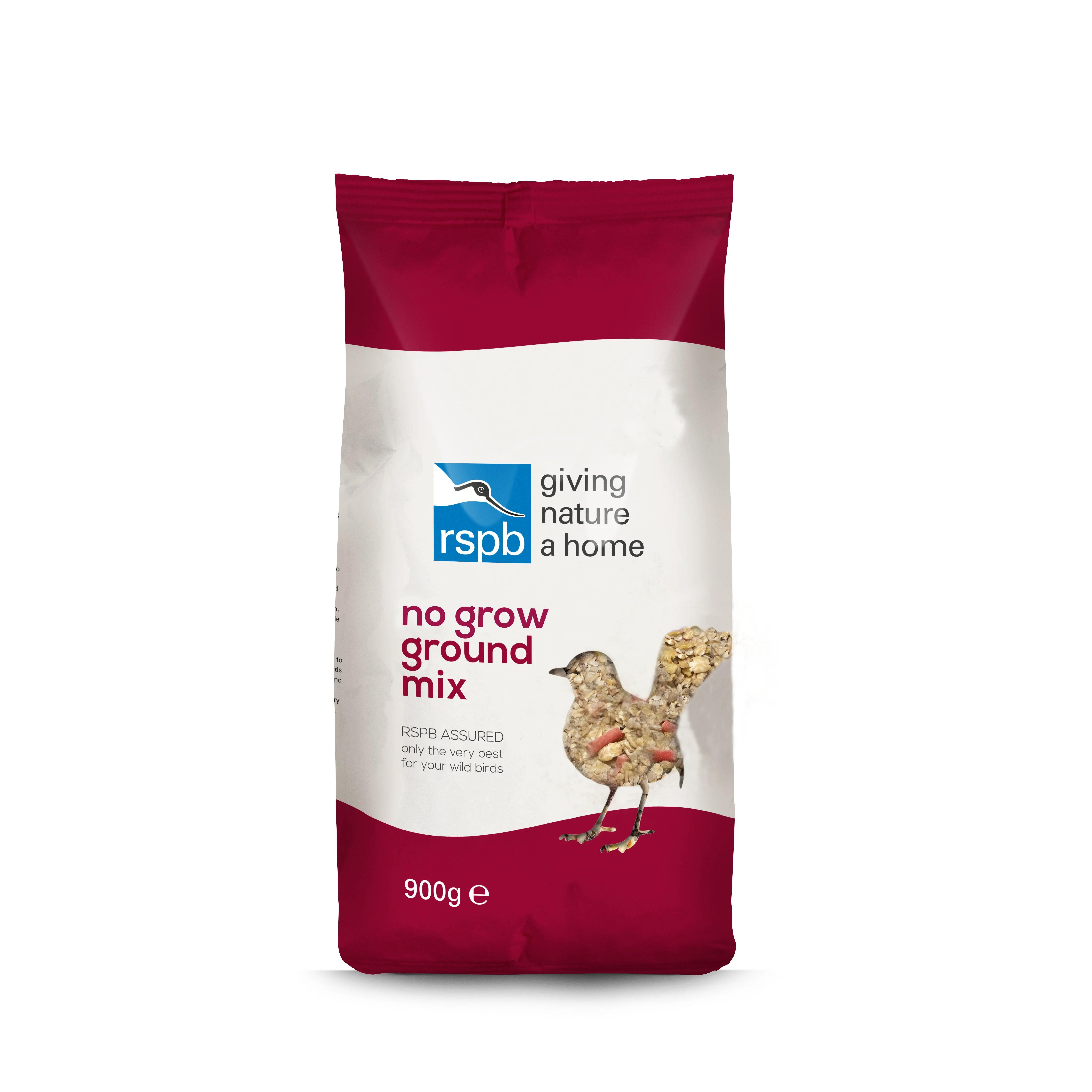 Stylish RSPB No Grow Ground Mix Wild Bird Food 900g Professional