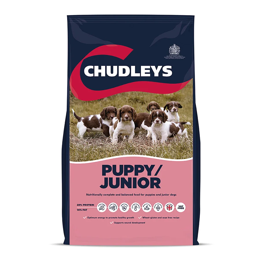 Specialty Chudleys Puppy Junior Working Dry Dog Food Chicken 12kg Pure