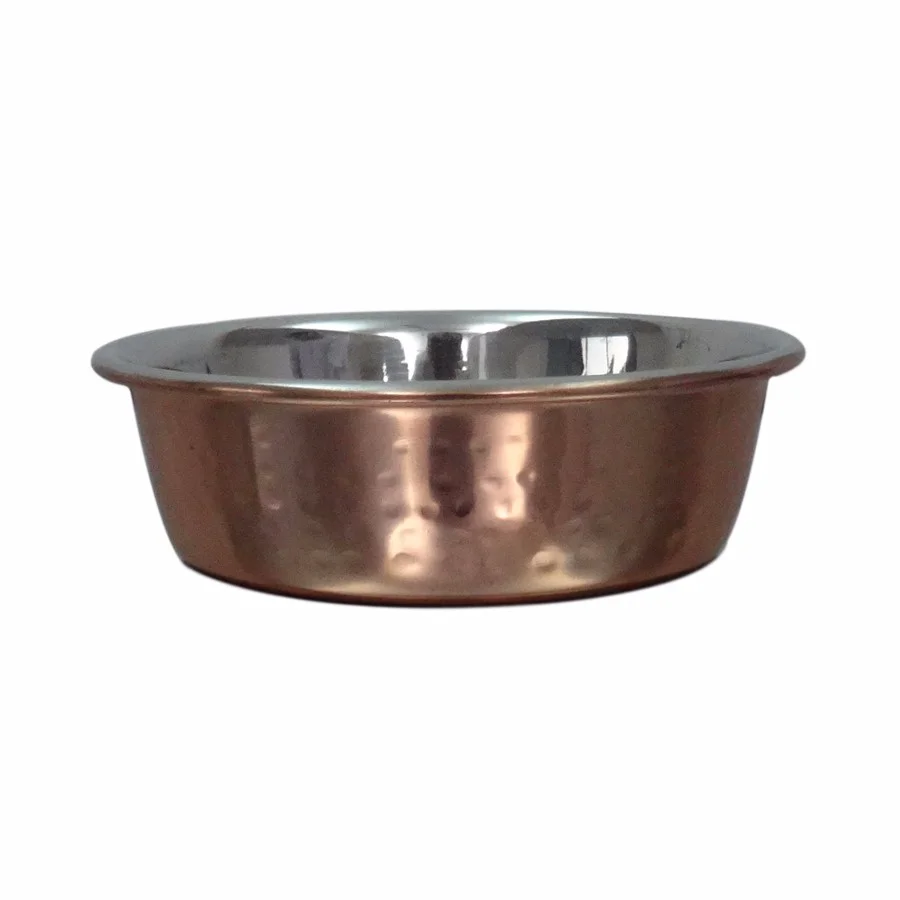 Artisan Pets at Home Anti Slip Cat Feeding Bowl Copper Dependable