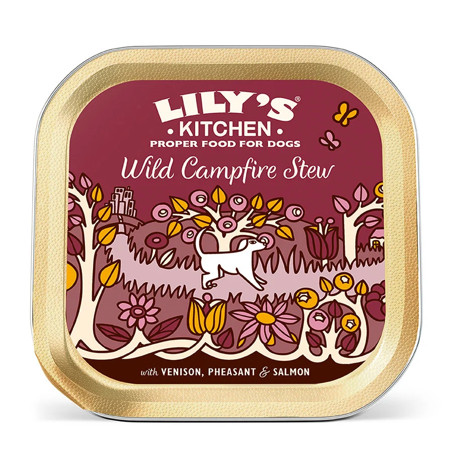 Soft Lily x27 s Kitchen Wild Campfire Adult Wet Dog Food Venison 150g Smart