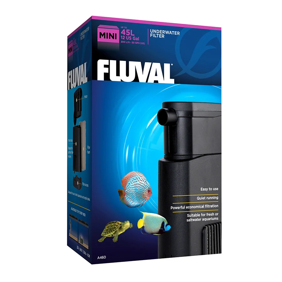Green Fluval Mini Underwater Filter Original