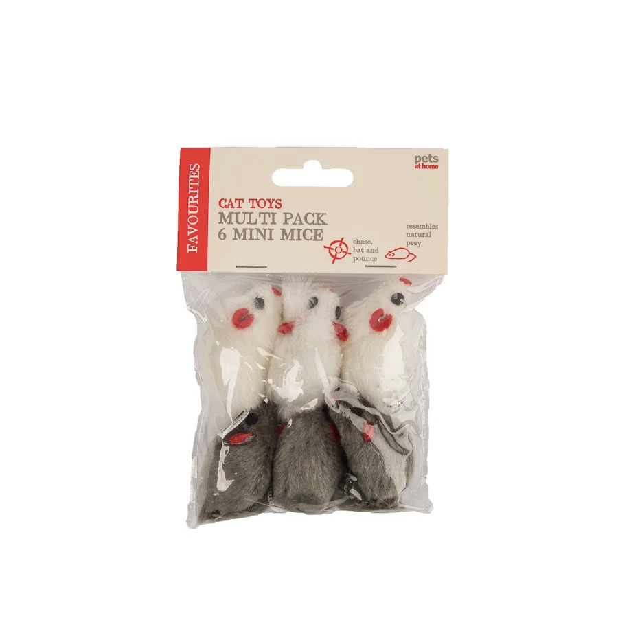 Superior Pets at Home Mini Mice Cat Toys Exceptional