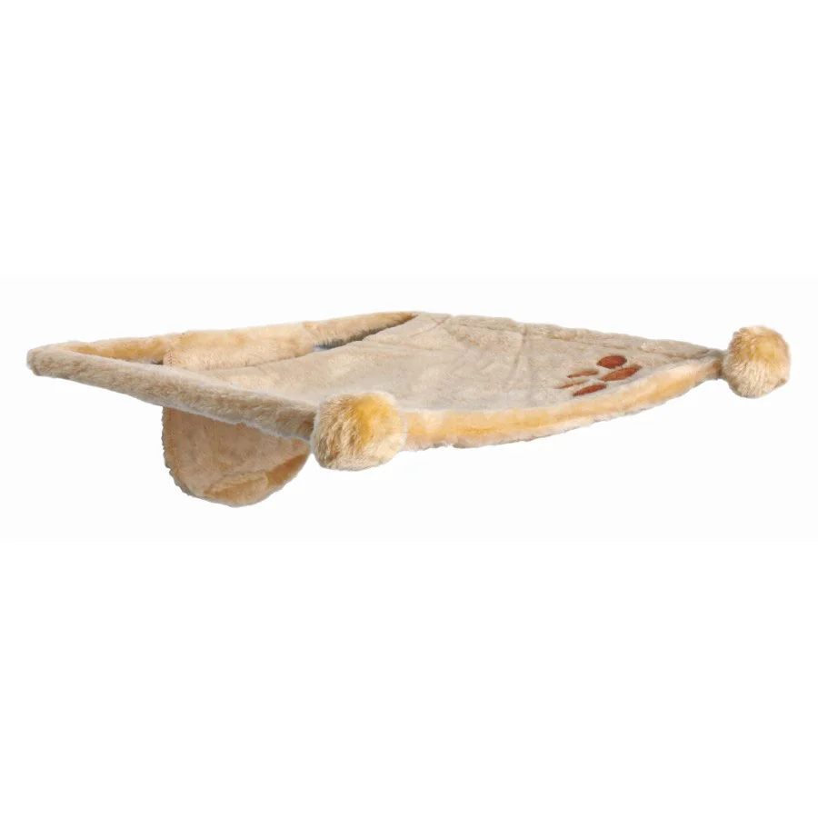 Fashionable Trixie Wall Mounted Cat Hammock Beige Authentic