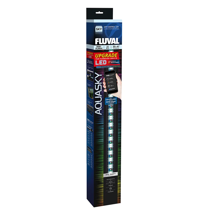 Premium Material Fluval Aquasky 2.0 LED Fish Tank Light Bluetooth 21W High-Quality