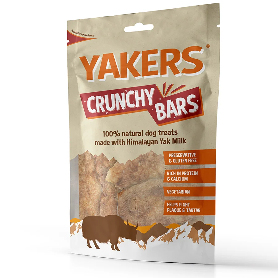 Powerful Yakers Himalayan Crunchy Dog Treats Bars 70g Innovative