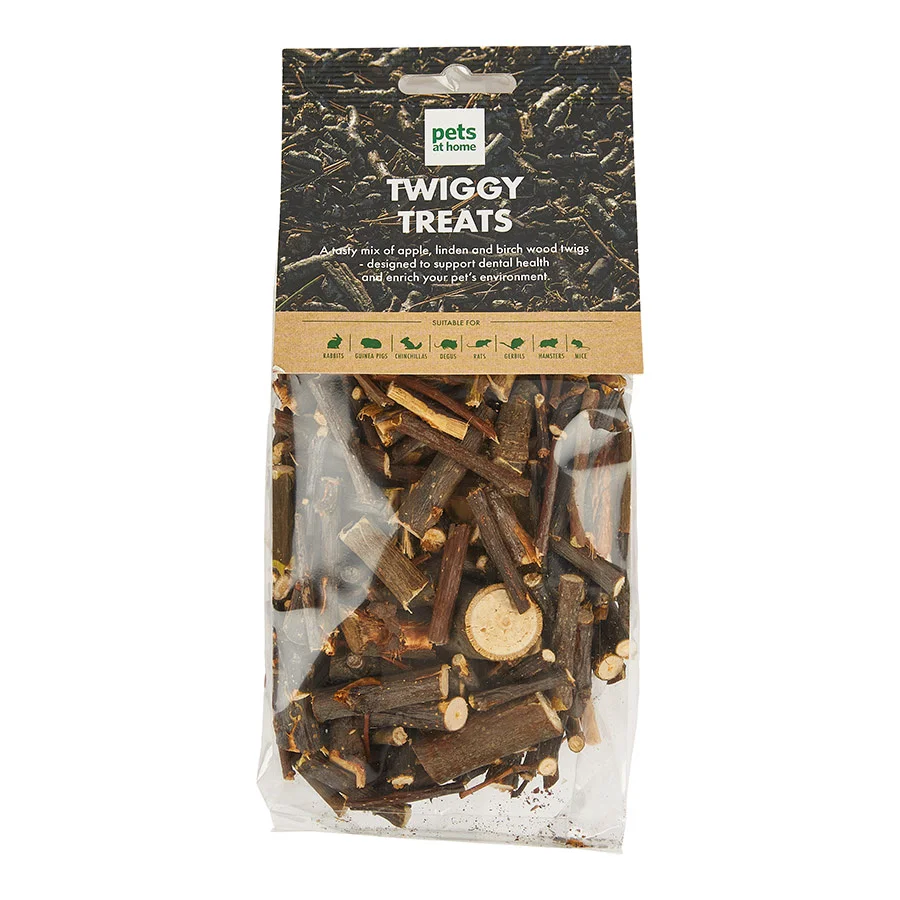 Excellent Pets at Home Small Animal Twiggy Treats 200g Functional