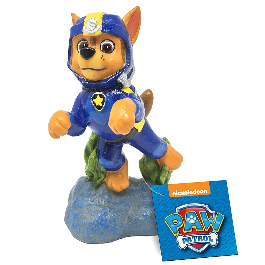 Breathable Paw Patrol Penn Plax Sea Patrol Chase Aquarium Ornament Medium Excellent