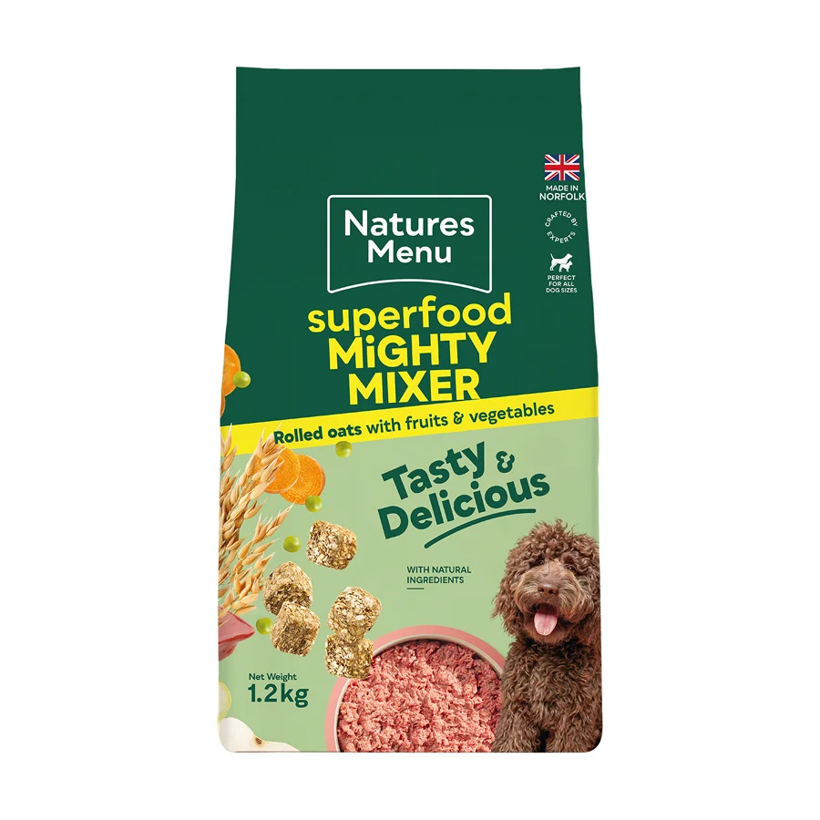 Powerful Natures Menu Country Hunter Superfood Crunch Adult Dog Food 1.2kg Healthy