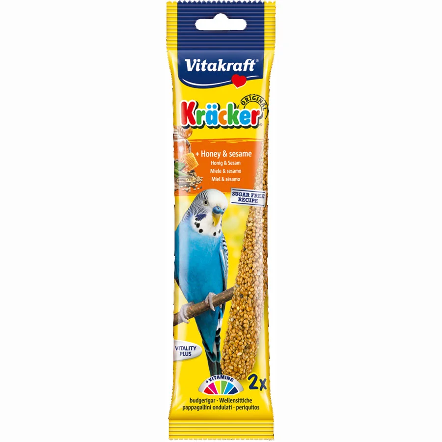 Convenient Vitakraft Honey Sesame Budgie Treat Sticks 2 Pack First-Class